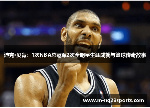 迪克·贝肯：1次NBA总冠军2次全明星生涯成就与篮球传奇故事